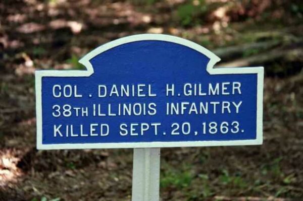 COL. DANIEL H. GILMER WAR MEMORIAL MARKER