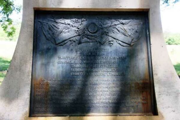 INDIANA’S THIRTY-SEVENTH REGIMENT INFANTRY WAR MEMORIAL PLAQUE