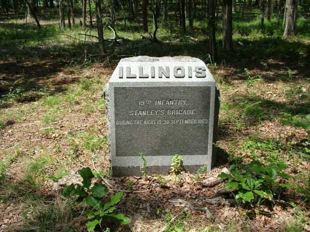 19TH ILLINOIS INFANTRY STANLEY’S BRIGADE MEMORIAL