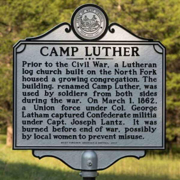 CAMP LUTHER WAR MEMORIAL MARKER