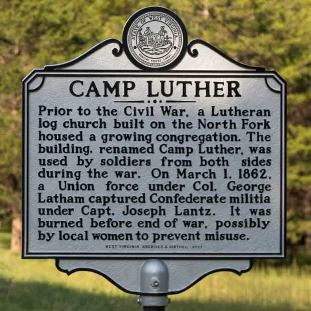 CAMP LUTHER WAR MEMORIAL MARKER