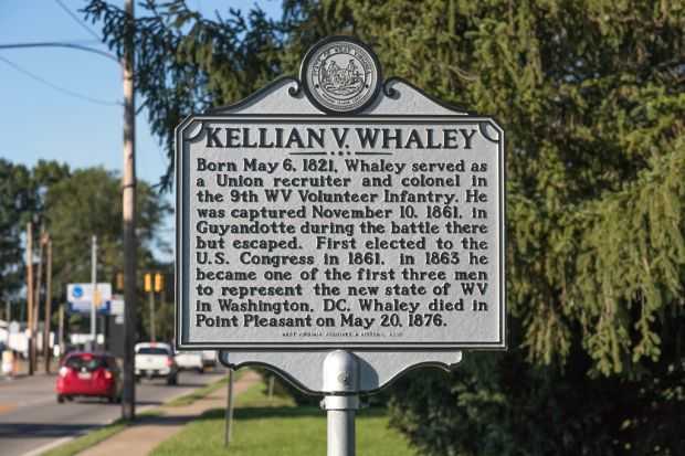 KELLIAN V. WHALEY WAR MEMORIAL MARKER