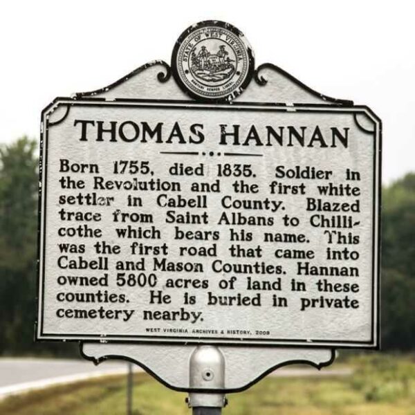 THOMAS HANNA REVOLUTIONARY WAR SOLDIER MEMORIAL MARKER