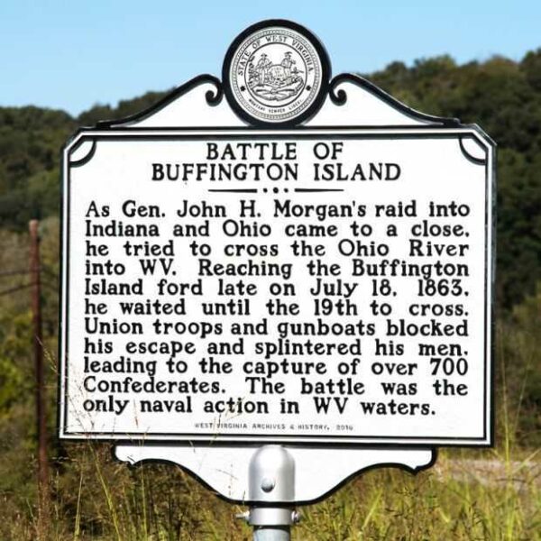 BATTLE OF BUFFINGTON ISLAND WAR MEMORIAL MARKER