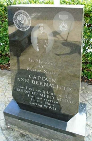 CAPTAIN ANN BERNATITUS WAR MEMORIAL