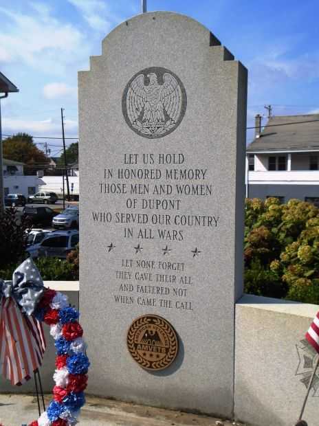 DUPONT WAR VETERANS MEMORIAL