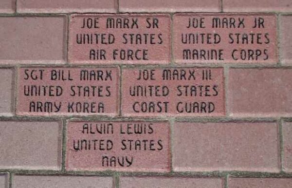 WHITEHALL ALL WHO SERVED MEMORIAL BRICKS B