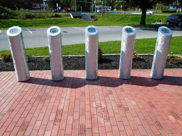 WHITEHALL ALL WHO SERVED MEMORIAL BOLLARD
