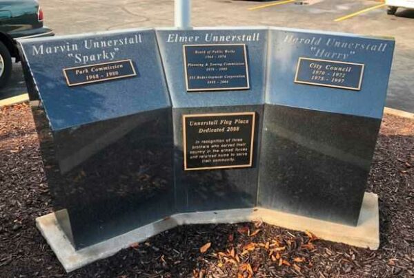 UNNERSTALL FLAG PLAZA MEMORIAL