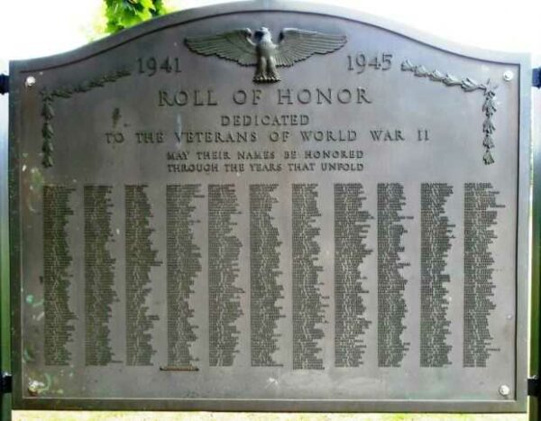 CALAIS WORLD WAR II ROLL OF HONOR MEMORIAL