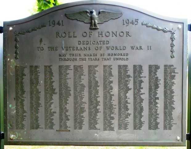CALAIS WORLD WAR II ROLL OF HONOR MEMORIAL