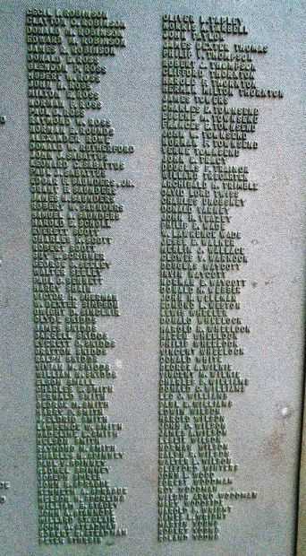 CALAIS WORLD WAR II ROLL OF HONOR MEMORIAL PLAQUE D