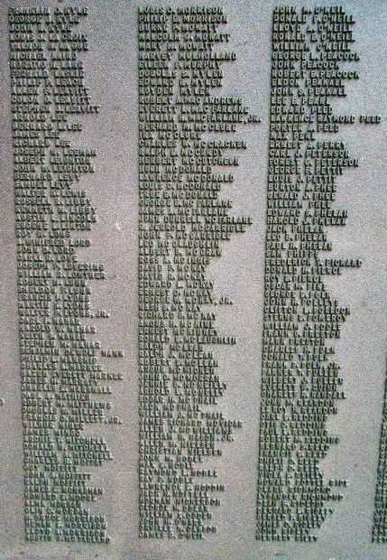 CALAIS WORLD WAR II ROLL OF HONOR MEMORIAL PLAQUE C