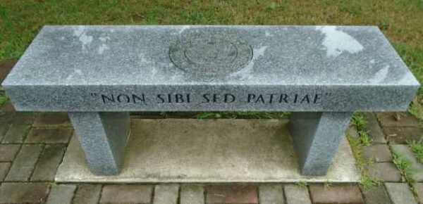 CITY OF CALAIS VETERANS PARK MEMORIAL BENCH C