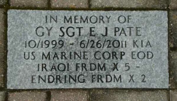 CITY OF CALAIS VETERANS PARK MEMORIAL PAVER D