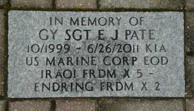 CITY OF CALAIS VETERANS PARK MEMORIAL PAVER D