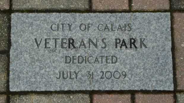 CITY OF CALAIS VETERANS PARK MEMORIAL DEDICATION PAVER
