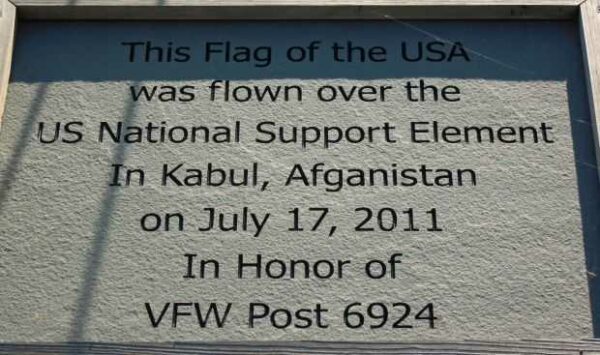 VFW POST 6924 VETERANS MEMORIAL FLAG DEDCIATION