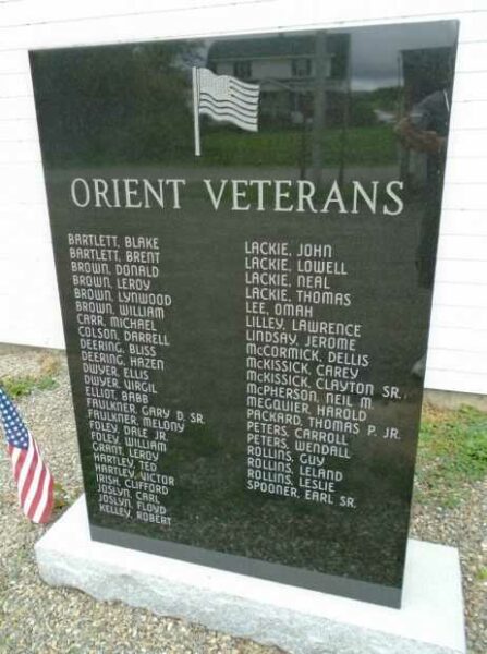 ORIENT VETERANS MEMORIAL