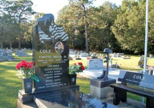 COLE TIMOTHY BRUCE, JR. WAR MEMORIAL FRONT