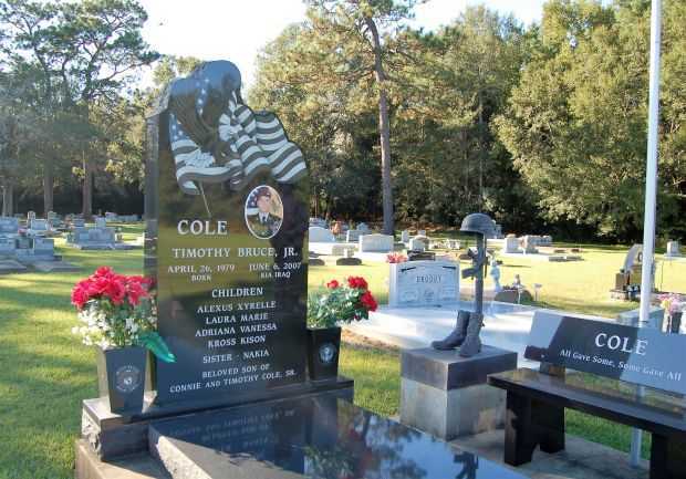 COLE TIMOTHY BRUCE, JR. WAR MEMORIAL FRONT