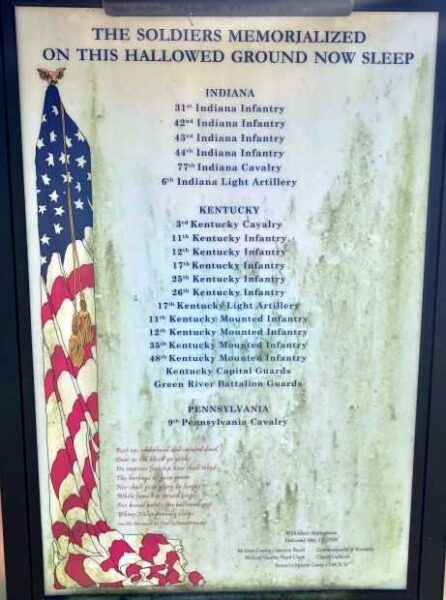 THE SOLDIERS MEMORIALIZED WAR  MEMORIAL PLAQUE