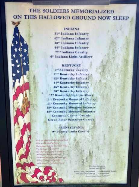 THE SOLDIERS MEMORIALIZED WAR  MEMORIAL PLAQUE