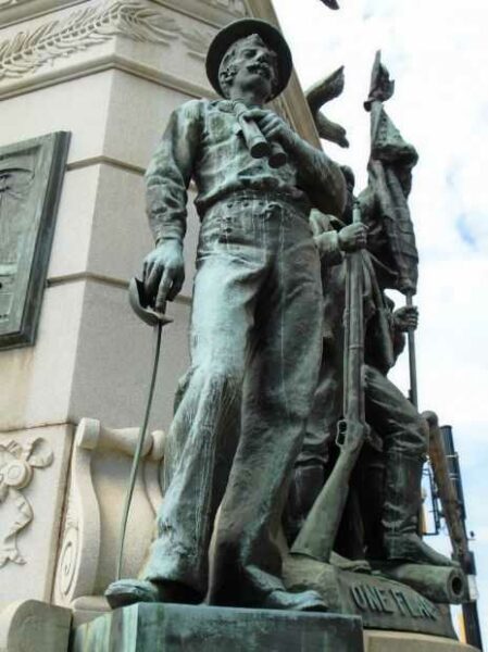 COUNTY OF LEHIGH SOLDIERS AND SAILORS MEMORIAL STATUE D