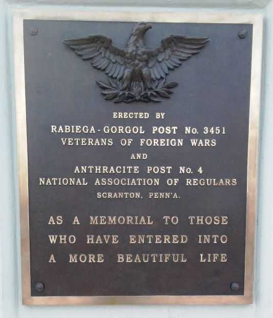 COLONEL FRANK J. DUFFY MEMORIAL PARK PLAQUE B