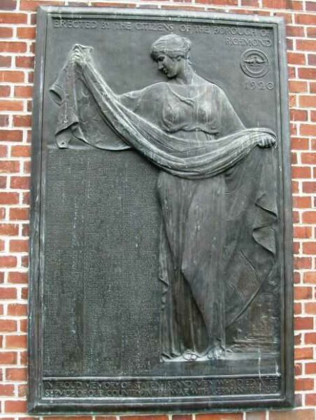 BOROUGH OF RICHMOND WAR WITH GERMANY MEMORIAL PL;AQUE