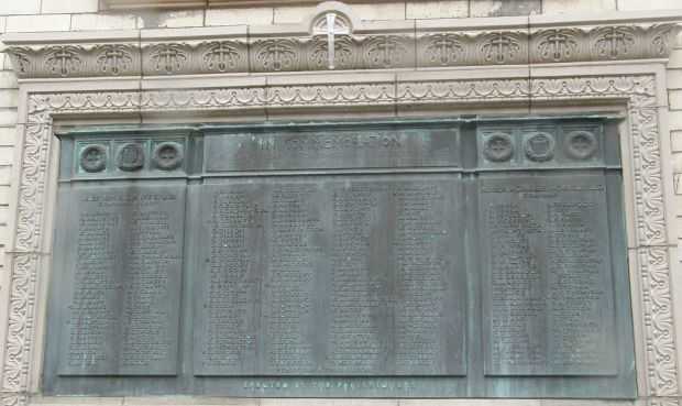 SAINT PETER’S PARISH WORLD WAR MEMORIAL PLAQUE