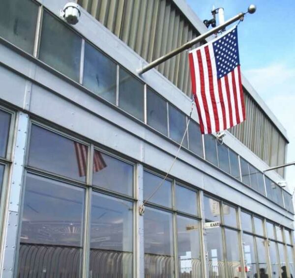 OLD GLORY ATOP THE EMPIRE STATE BUILDING MEMORIAL
