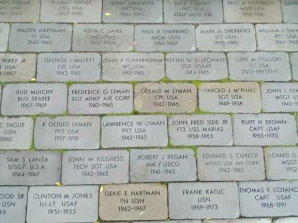AMERICAN LEGION POST 904 MEMORIAL BRICKS