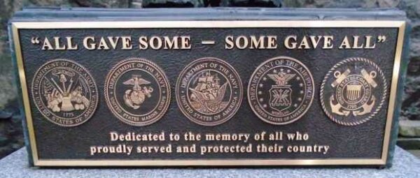 AMERICAN LEGION POST 904 BATTLE CROSS MEMORIAL PLAQUE