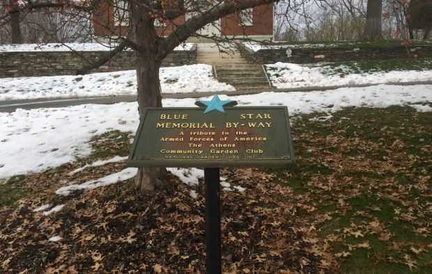 ATHENS BLUE STAR MEMORIAL BY-WAY MARKER