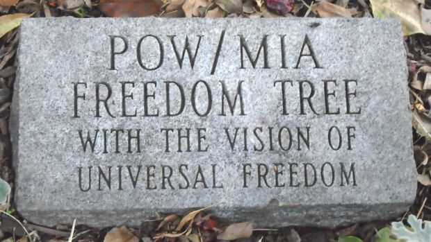 CORTLAND COUNTY POW/MIA FREEDOM TREE MEMORIAL STONE