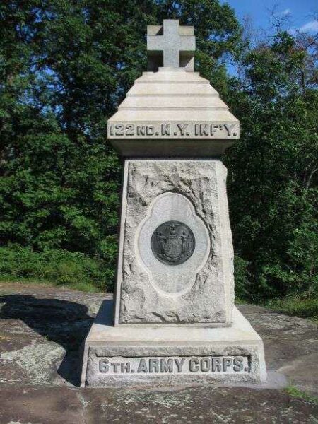 122ND NEW YORK INFANTRY WAR MEMORIAL