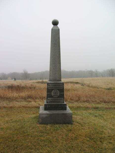 121ST REGIMENT PENNSYLVANIA VOLUNTEERS WAR MEMORIAL