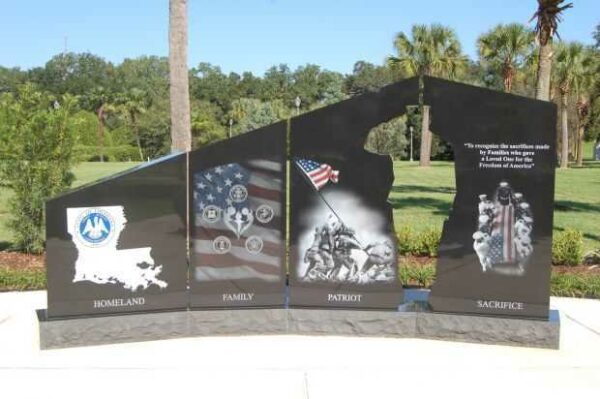 LOUISIANA GOLD STAR FAMILIES MEMORIAL FRONT