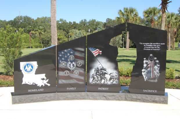 LOUISIANA GOLD STAR FAMILIES MEMORIAL FRONT