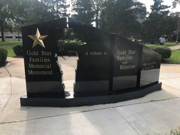 LOUISIANA GOLD STAR FAMILIES MEMORIAL BACK