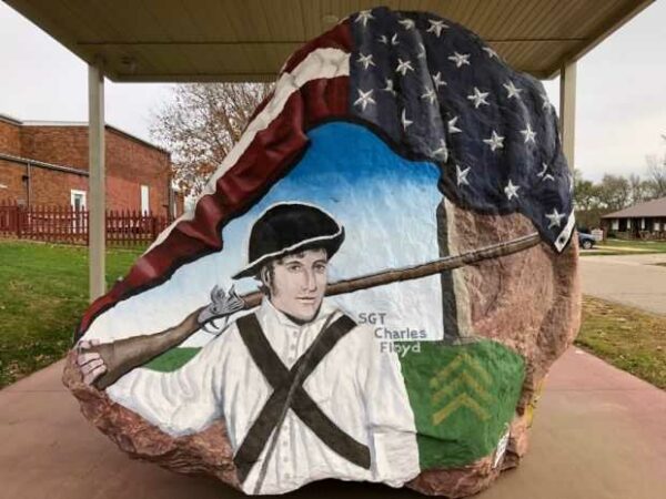WOODBURY COUNTY FREEDOM ROCK VETERANS MEMORIAL SIDE A