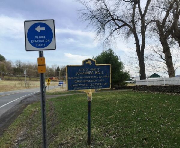 JOHANNES BALL REVOLUTIONARY WAR MEMORIAL MARKER