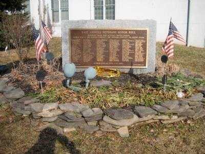 EAST AMWELL VETERANS HONOR ROLL MEMORIAL