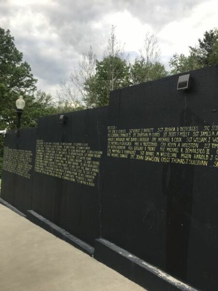 JOHNNY RO VETERANS MEMORIAL PARK WALL B