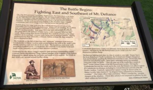 THE BATTLE BEGINS: WAR MEMORIAL PANEL