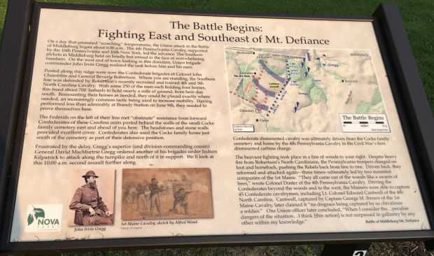 THE BATTLE BEGINS: WAR MEMORIAL PANEL