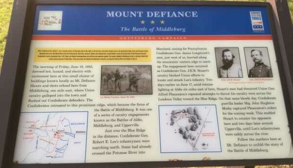 MOUNT DEFIANCE WAR MEMORIAL PANEL
