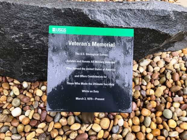 THE U.S. GEOLOGICAL SURVEY ALL VETERAN’S MEMORIAL PLAQUE