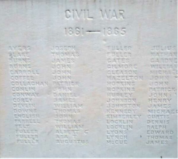 WEST RUTLAND WAR MEMORIAL STONE E